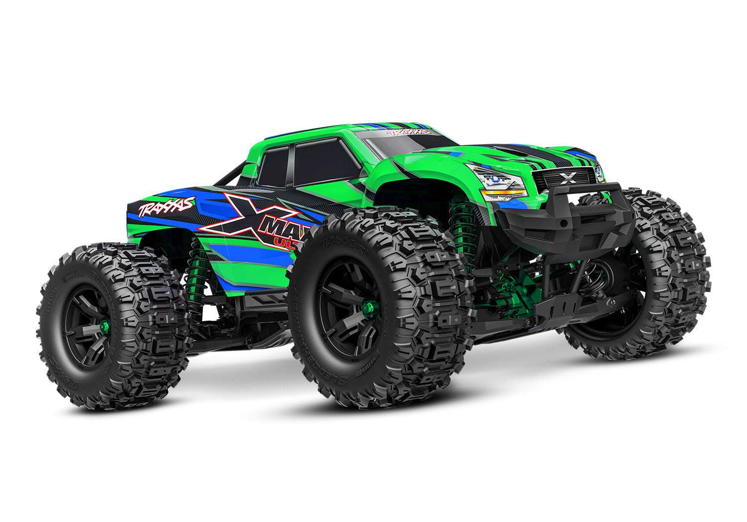 77097-4 Traxxas X-Maxx Ultimate 8S 4WD Monster Truck – Green Edition