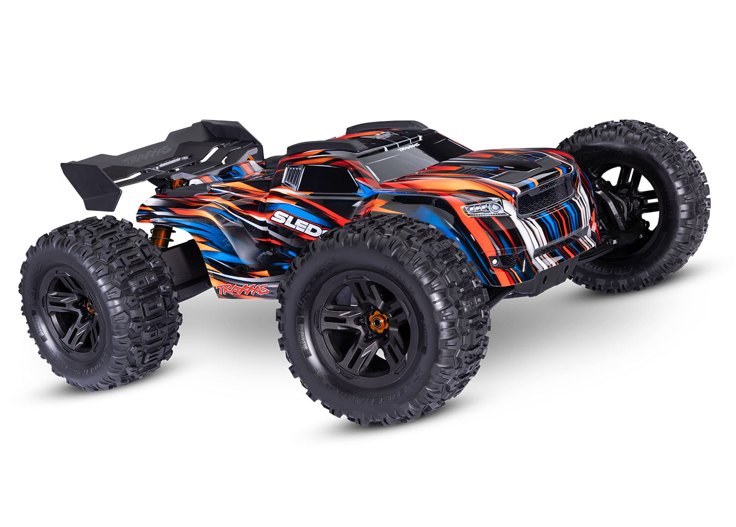 95096-4 Sledge® 1/8 scale 4WD brushless monster truck Belted Tirs Orange