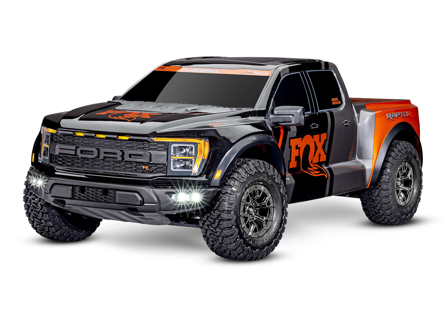 101177-4 Traxxas Ford Raptor R 4X4 Ultimate Black and Orange